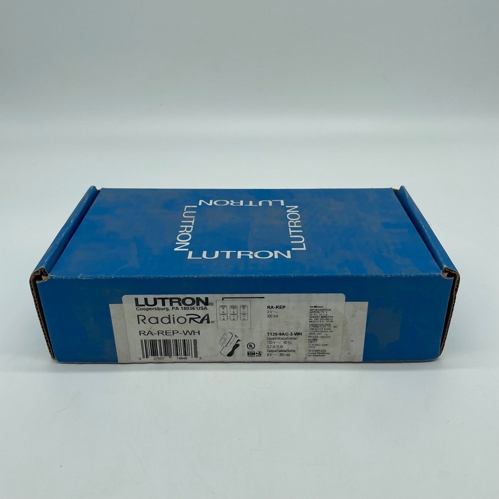 Lutron RadioRA Signal Repeater RA-REP-WH White Home Automation System New in Box